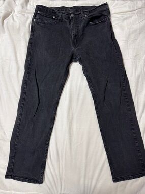 Levi's Black Men's  36x32 Straight Jeans